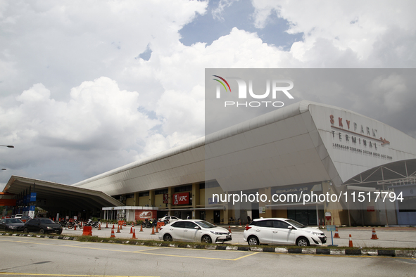 Sultan Abdul Aziz Shah Airport or Skypark Terminal in Malaysia on June 26, 2021 