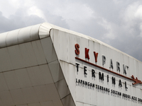 Sultan Abdul Aziz Shah Airport or Skypark Terminal in Malaysia on June 26, 2021 (