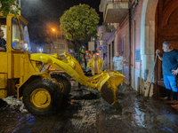 A flash flood occurs in Baiano, in the province of Avellino, on August 27. In the late afternoon, the streets become torrents of mud that in...