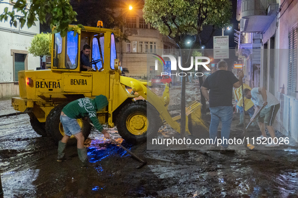 A flash flood occurs in Baiano, in the province of Avellino, on August 27. In the late afternoon, the streets become torrents of mud that in...