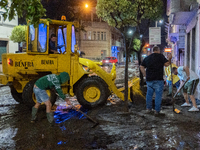 A flash flood occurs in Baiano, in the province of Avellino, on August 27. In the late afternoon, the streets become torrents of mud that in...