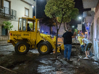 A flash flood occurs in Baiano, in the province of Avellino, on August 27. In the late afternoon, the streets become torrents of mud that in...