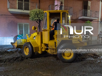 A flash flood occurs in Baiano, in the province of Avellino, on August 27. In the late afternoon, the streets become torrents of mud that in...