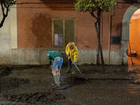 A flash flood occurs in Baiano, in the province of Avellino, on August 27. In the late afternoon, the streets become torrents of mud that in...