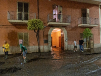 A flash flood occurs in Baiano, in the province of Avellino, on August 27. In the late afternoon, the streets become torrents of mud that in...