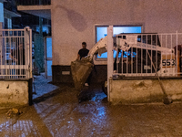 A flash flood occurs in Baiano, in the province of Avellino, on August 27. In the late afternoon, the streets become torrents of mud that in...