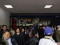 Students and workers of the Faculty of Law of the UNAM protest on August 28, 2024, at the University City facilities in Mexico City, Mexico,...