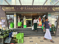 Ramachandran supermarket and women's clothing shop in Thiruvananthapuram, Kerala, India, on April 16, 2024. (