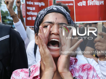 Citizens participate in ''Claim the Way'' during a protest rally against the rape and murder of a PGT woman doctor at Government-run R G Kar...