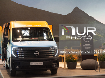 A Nissan camping van is seen at the Duesseldorf Trade Fair Center during the Caravan Salon, the leading motorhome and camping van trade fair...