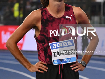 Gianmarco TAMBERI (ITA) competes in High Jump during the IAAF Wanda Diamond League: Golden Gala Pietro Mennea at Olympic Stadium in Rome, It...