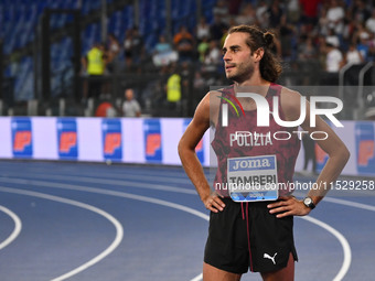 Gianmarco TAMBERI (ITA) competes in High Jump during the IAAF Wanda Diamond League: Golden Gala Pietro Mennea at Olympic Stadium in Rome, It...