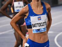 Nadia Battocletti (ITA) competes in the 1500m Women during the IAAF Wanda Diamond League: Golden Gala Pietro Mennea at Olympic Stadium in Ro...