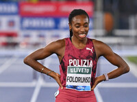 Ayomide FOLORUNSO (ITA) competes in the 400m Hurdles Women and the High Jump during the IAAF Wanda Diamond League: Golden Gala Pietro Mennea...