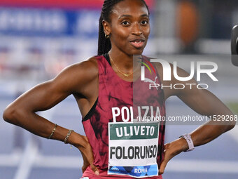 Ayomide FOLORUNSO (ITA) competes in the 400m Hurdles Women and the High Jump during the IAAF Wanda Diamond League: Golden Gala Pietro Mennea...