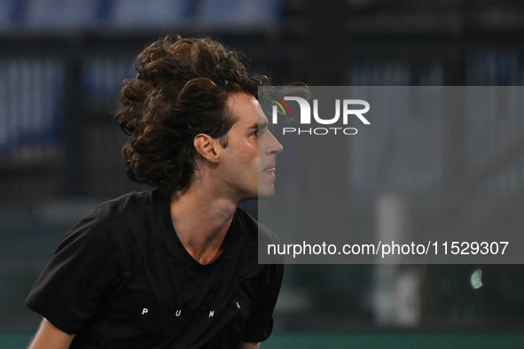 Gianmarco TAMBERI (ITA) competes in High Jump Men during the IAAF Wanda Diamond League: Golden Gala Pietro Mennea at Olympic Stadium in Rome...