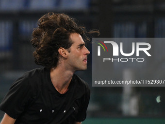 Gianmarco TAMBERI (ITA) competes in High Jump Men during the IAAF Wanda Diamond League: Golden Gala Pietro Mennea at Olympic Stadium in Rome...