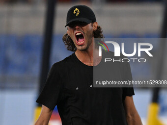 Gianmarco TAMBERI (ITA) competes in High Jump Men during the IAAF Wanda Diamond League: Golden Gala Pietro Mennea at Olympic Stadium in Rome...