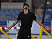 Gianmarco TAMBERI (ITA) competes in High Jump Men during the IAAF Wanda Diamond League: Golden Gala Pietro Mennea at Olympic Stadium in Rome...