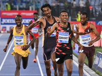 Hagos Gebrhiwet (ETH) competes in the 5000m Men during the IAAF Wanda Diamond League: Golden Gala Pietro Mennea at Olympic Stadium in Rome,...