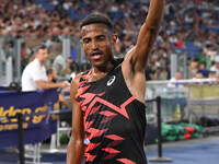 Hagos Gebrhiwet (ETH) competes in the 5000m Men during the IAAF Wanda Diamond League: Golden Gala Pietro Mennea at Olympic Stadium in Rome,...