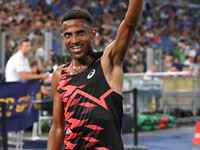 Hagos Gebrhiwet (ETH) competes in the 5000m Men during the IAAF Wanda Diamond League: Golden Gala Pietro Mennea at Olympic Stadium in Rome,...