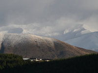 A farmhouse is seen in Twizel, in the Mackenzie District, in the Canterbury Region of the South Island of New Zealand, on August 30, 2024. (