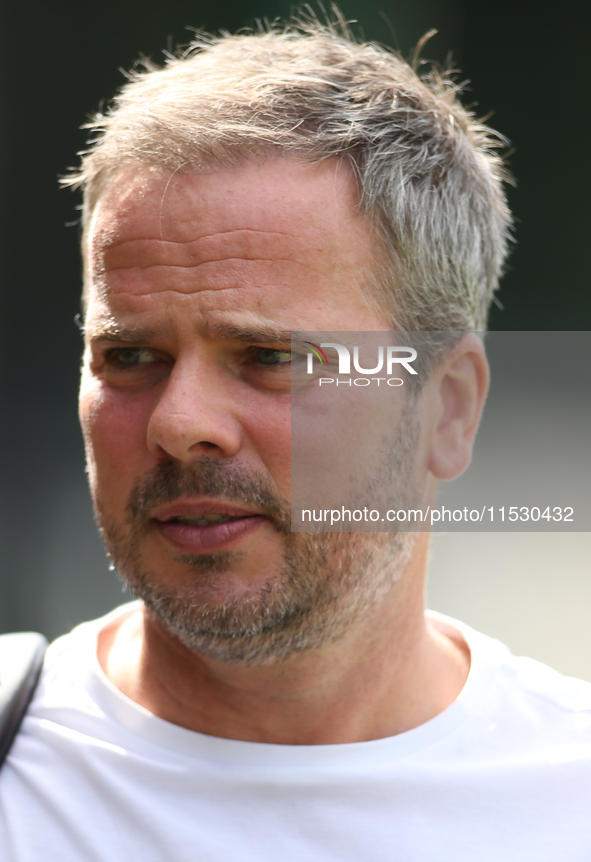 Barrow Manager Stephen Clemence during the Sky Bet Championship match between Sunderland and Burnley at the Stadium Of Light in Sunderland,...