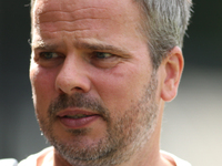 Barrow Manager Stephen Clemence during the Sky Bet Championship match between Sunderland and Burnley at the Stadium Of Light in Sunderland,...