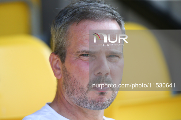 Barrow Manager Stephen Clemence during the Sky Bet Championship match between Sunderland and Burnley at the Stadium Of Light in Sunderland,...