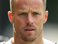 Barrow goalkeeper Paul Farman during the Sky Bet Championship match between  Harrogate and Barrow, in Harrogate, United Kingdom, on August 3...