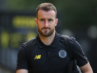 Harrogate Town goalkeeper James Belshaw during the Sky Bet Championship match between  Harrogate and Barrow, in Harrogate, United Kingdom, o...