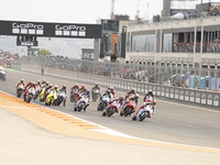 Star Sprint Race MotoGP during the Moto Grand Prix GoPro of Aragon Sprint Race MotoGP on Saturday at the Motorland circuit in Alcaniz, Spain...