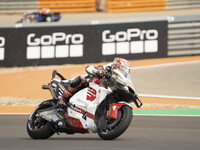 Takaaki Nakagami (Gia-Honda LCR) participates in the Moto Grand Prix GoPro of Aragon Sprint Race MotoGP on Saturday at the Motorland circuit...