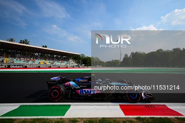 Pierre Gasly of Alpine F1 Team drives his single-seater during qualifying of the Italian GP, the 16th round of the Formula 1 World Champions...