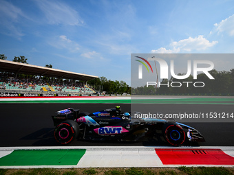 Pierre Gasly of Alpine F1 Team drives his single-seater during qualifying of the Italian GP, the 16th round of the Formula 1 World Champions...