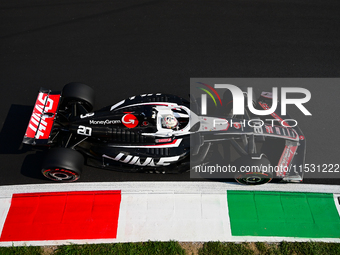 Kevin Magnussen of Haas F1 Team drives his single-seater during qualifying of the Italian GP, the 16th round of the Formula 1 World Champion...