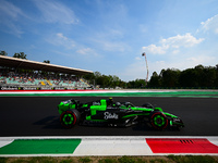 Guanyu Zhou of Stake F1 Team drives his single-seater during qualifying of the Italian GP, the 16th round of the Formula 1 World Championshi...