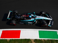 George Russell of Mercedes-AMG Petronas drives his single-seater during qualifying of the Italian GP, the 16th round of the Formula 1 World...