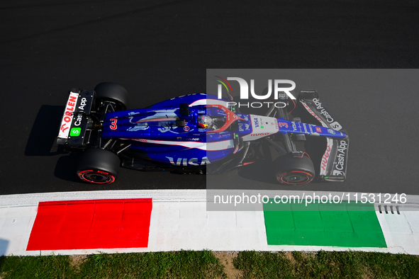 Daniel Ricciardo of Visa Cash-Up Racing Bulls drives his single-seater during qualifying of the Italian GP, the 16th round of the Formula 1...