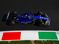 Alexander Albon of the Williams F1 Team drives his single-seater during qualifying for the Italian GP, the 16th round of the Formula 1 World...