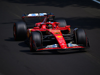 Charles Leclerc of Scuderia Ferrari drives his single-seater during qualifying of the Italian GP, the 16th round of the Formula 1 World Cham...