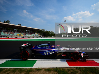 Daniel Ricciardo of Visa Cash-Up Racing Bulls drives his single-seater during qualifying of the Italian GP, the 16th round of the Formula 1...