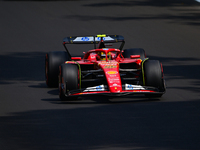 Carlos Sainz of Scuderia Ferrari drives his single-seater during qualifying of the Italian GP, the 16th round of the Formula 1 World Champio...