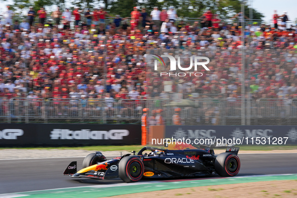 During the Formula 1 Pirelli Gran Premio d'Italia 2024 in Monza, Italy, on August 31, 2024 