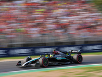 Lewis Hamilton of the UK drives the (44) Mercedes-AMG Petronas F1 Team F1 W15 E Performance Mercedes during the Formula 1 Pirelli Gran Premi...