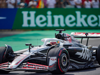 Kevin Magnussen of Denmark drives the (20) MoneyGram Haas F1 Team VF-24 during the FP3 of the Formula 1 Pirelli Gran Premio d'Italia 2024 in...