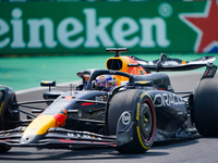 Max Verstappen of the Netherlands drives the Oracle Red Bull Racing RB20 during FP3 of the Formula 1 Pirelli Gran Premio d'Italia 2024 in Mo...