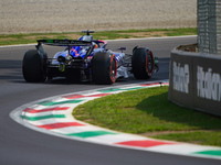 Daniel Ricciardo of Australia drives the (03) Visa Cash App RB Formula One Team VCARB 01 during FP3 of the Formula 1 Pirelli Gran Premio d'I...