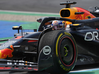 Max Verstappen of the Netherlands drives the Oracle Red Bull Racing RB20 Honda RBPT during the Formula 1 Pirelli Gran Premio d'Italia 2024 i...